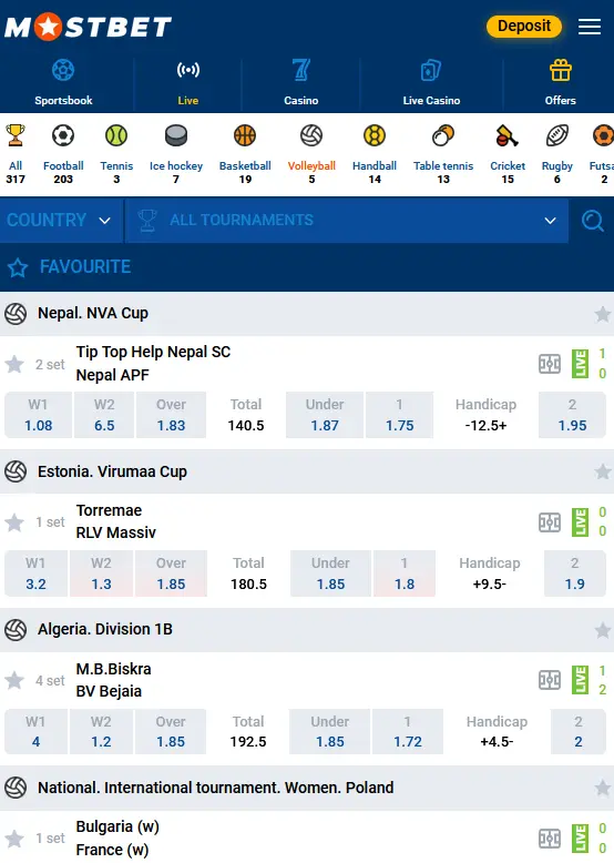 Advanced Live Betting Features